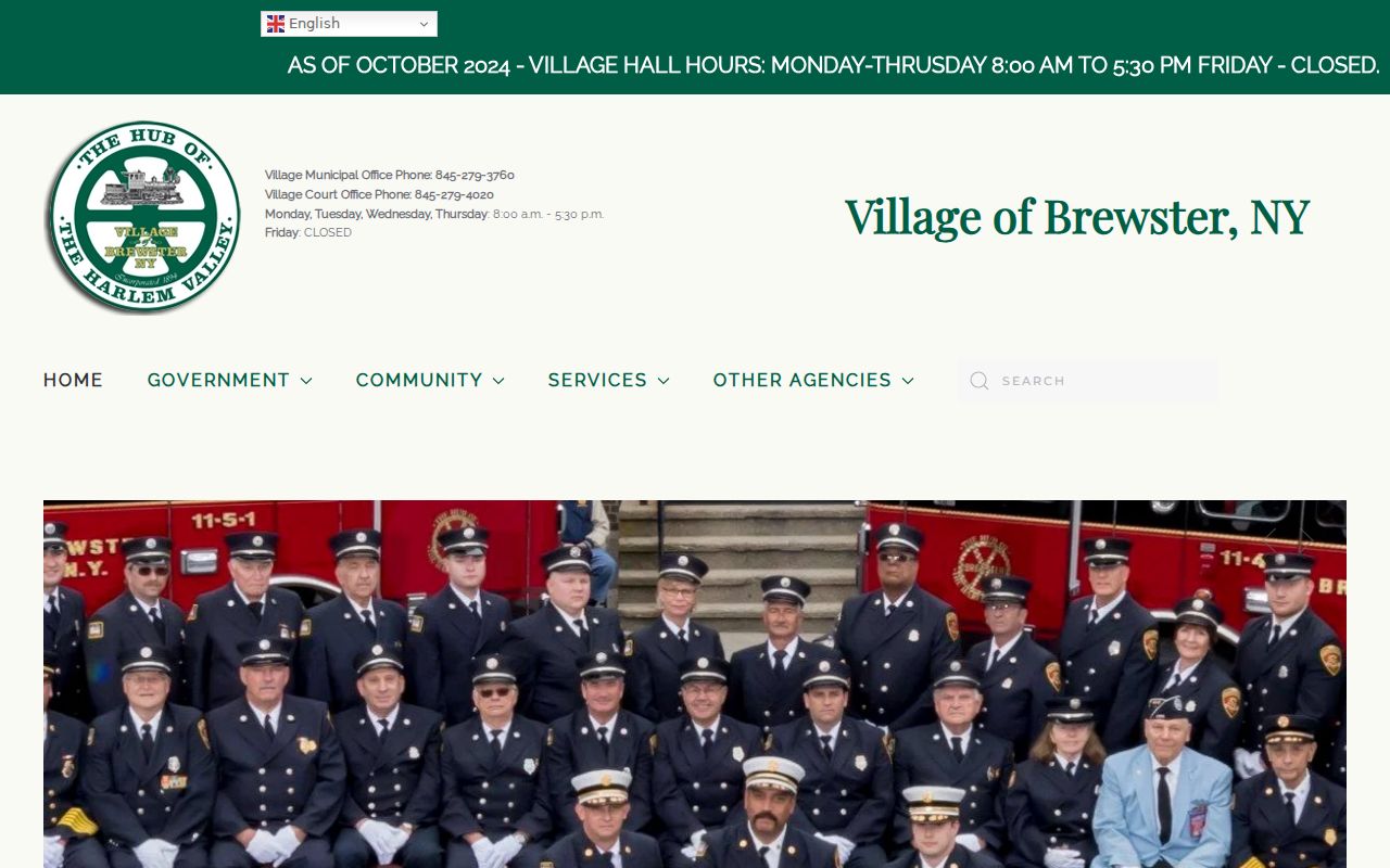 Brewster criminal history records at the official Village of Brewster portal