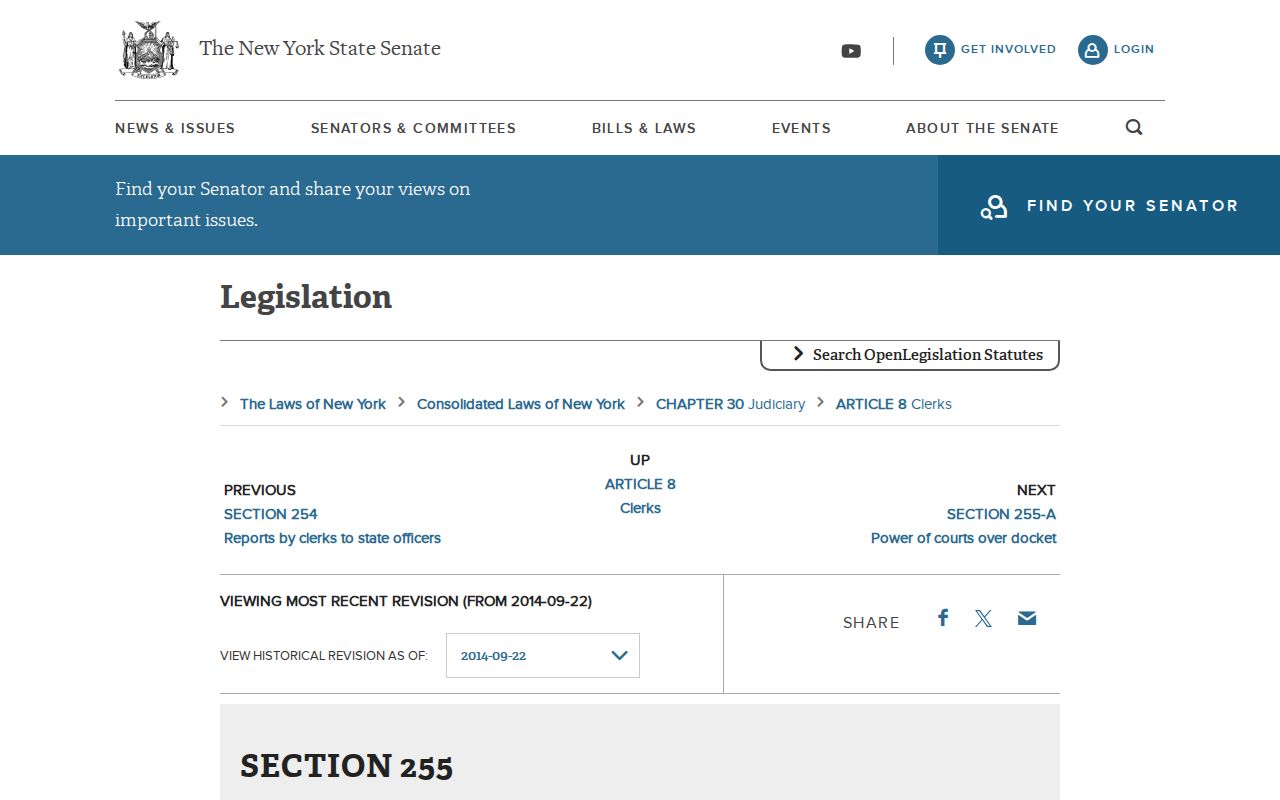 Judiciary Law source for Putnam County criminal court case records